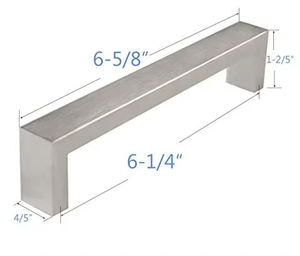 Manijas de Aleación de Zinc Contemporáneas y Duraderas para Gabinetes de Cocina, Armarios, Cajones, Comedor y Apartamentos - Product Image 6