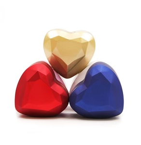 Boîte d'emballage de luxe haut de gamme pour bijoux, marque WP, avec lumière LED rouge, pour bague en diamant et collier pendentif en forme de cœur, vente en gros - Product Image 4