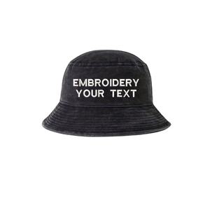 Casquette de pêcheur brodée personnalisée pour hommes et femmes, en coton réglable, avec texte personnalisé, protection solaire extérieure, cyclisme, toutes saisons - Product Image 1