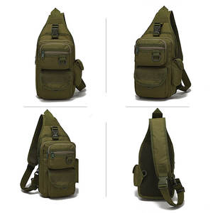 조정 가능한 전술 단일 어깨 은폐 야외 EDC 도구 크로스 바디 슬링 배낭 나일론 권총 가방 및 메신저 가방 - Product Image 6