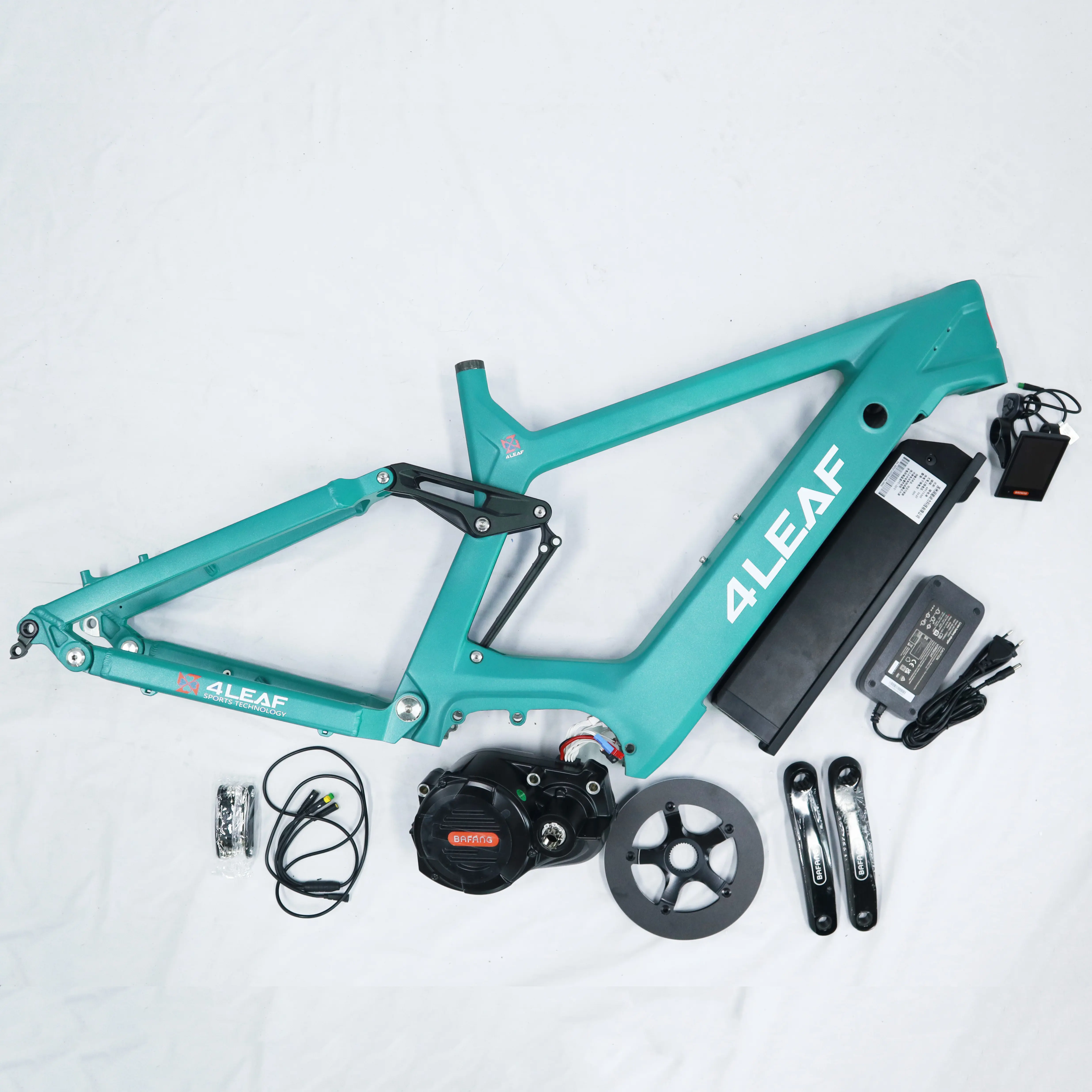 دراجة كهربائية تعليق كامل من الكربون Enduro E Kit Bafang M620 G510 E-ae مع بطارية ومحرك