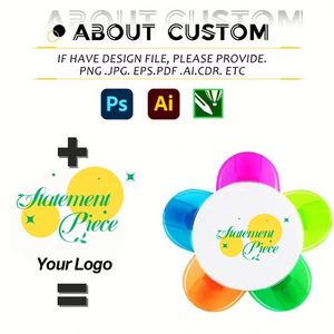 Surligneurs fluorescents personnalisés 5 couleurs, mignons, en forme de fleur, avec logo, cadeau publicitaire - Product Image 3