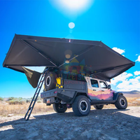 Auvent 270 Degrés Tente De Toit De Voiture Auvents De Voiture 270 Auvent Debout Libre Avec Led 4x4 Camping En Plein Air Auvent Rétractable