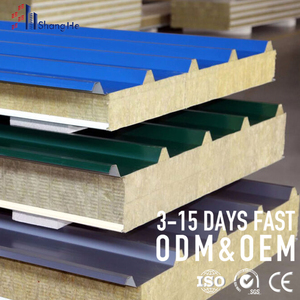 High Quality Fire Resistant Exterior Wall Sandwich <strong>Panels</strong> for Construction Projects - Product Image 1