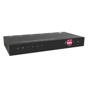 4K2K60Hz HDCP 4K ตัวแยกสัญญาณ HDMI สวิตช์ HDMI 1X4 แยกสัญญาณสำหรับดีวีดีสำหรับ <span class=keywords><strong>PS3</strong></span> HDTV - Product Image 4