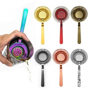 Colador Hawthorne de Acero Inoxidable SS304 con Recubrimiento de Color PVD, Apto para Lavavajillas, para Mezclar Cócteles, Filtrar Hielo y Frutas - Product Image 3