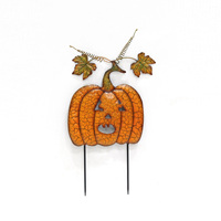 Pasak Taman Labu Halloween logam