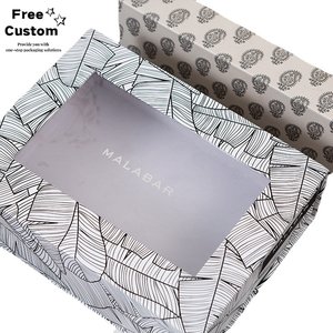<b>Square</b> White Reusable Magnetic Window Gift Box Transparent Window for Perfume Fragrance Packaging UV Coating Embossing Printing - Product Image 2