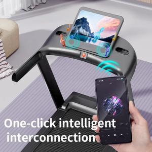 Có thể gập lại nhà tập thể dục Máy chạy bộ rung tấm hình Elip máy tập thể dục cơ khí ổ đĩa mà không cần kiểm tra nhịp tim - Product Image 5