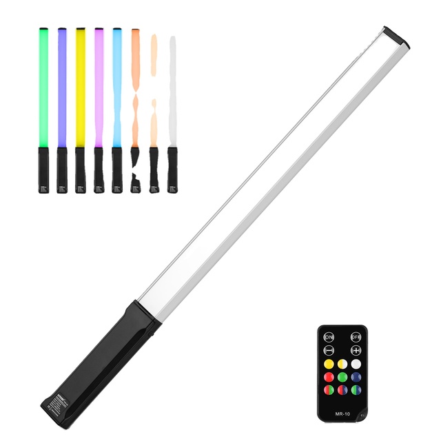 E-reise Light Handheld LED Video Light Stick, Photography Lighting Kit with Remote Control, Working Hours 2 Hours-32 Hours