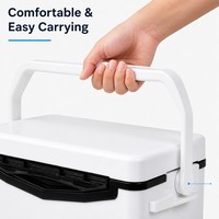 Glacière isotherme portable - Glacière en polypropylène haute performance pour le camping, la plage et les pique-niques