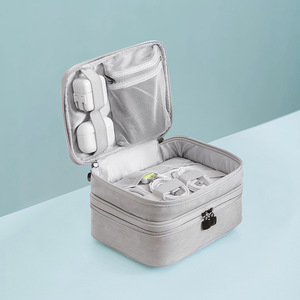 Double Layers Travel Digital Gadget Storage Bags Electronics Accessories Cable Organizer Bag