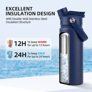 Botella de Agua Térmica de 18 oz para Gimnasio, Acero Inoxidable, Doble Pared Aislada, Termo con Logotipo Personalizado, Bebidas para Exteriores, Venta al por Mayor - Product Image 3