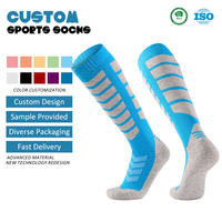 Chaussettes de ski en mélange de laine mérinos, épaisses et doublées en tissu éponge, pour athlètes d'élite, protection contre le froid, randonnée, trekking, trail.