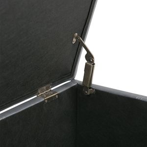 DB Amelia ม้านั่งหินสีเทาออตโตมันหรูหราสามารถขยายได้สำหรับการเข้าห้องนอนห้องนั่งเล่นเก้าอี้ใช้ทำจากโลหะ MDF - Product Image 2