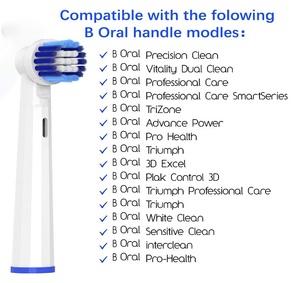 Tête rotative multifonction de brosse à dents sonique, 12 pièces, tête de brosse à dents détachable - Product Image 6