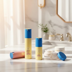 Flacon pompe rechargeable de luxe pour sérum et lotion cosmétique, 30 ml (1 oz), pour soins du visage, nettoyant, tonique, lotion, sérum - Product Image 4