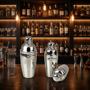 High Quality Classic Boston Shaker Set Metal Eco-Friendly Glass 850ml Capacity Home Bar Use Bar <b>Accessories</b> - Product Image 3
