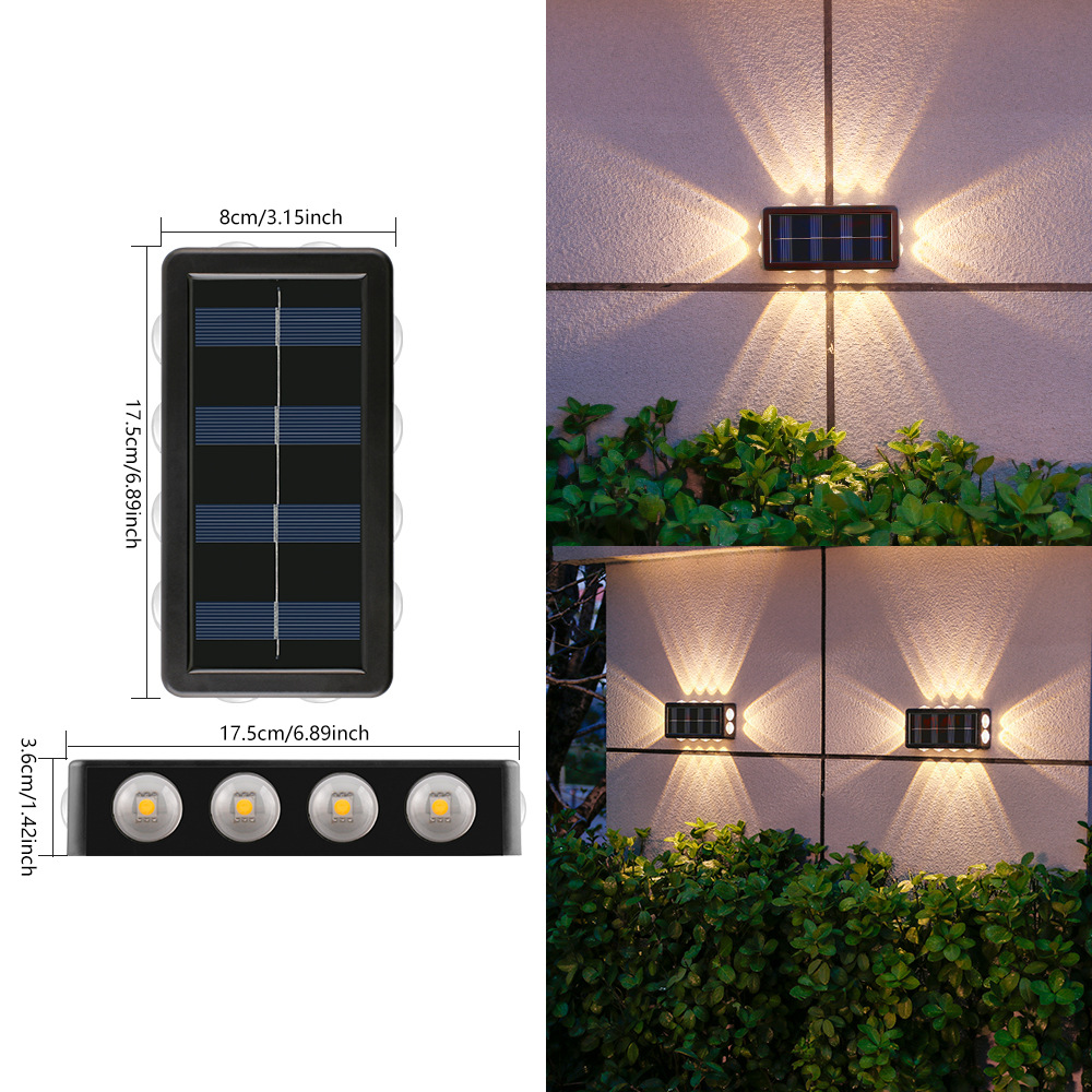 Espejo convexo grande Aa 8+4led - Luz cálida
