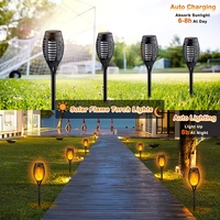 JIANGYU Lampes Solaires Extérieures en Gros à Haute Luminosité avec Recharge Solaire pour Porche, Piscine, Villa, Contrôle Intelligent de la Lumière