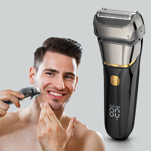 Professional Men's USB Rechargeable <b>Shaver</b> Reciprocating Blades Hair Removal Skinhead Machine for Household Use Smart High-power - Product Image 4