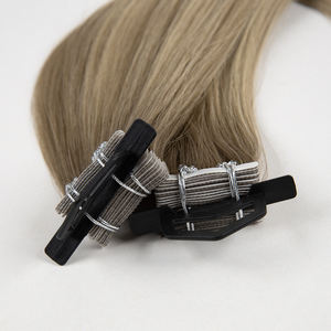 وصلات شعر بشري ريمي روسي عالي الجودة غير مرئية طويلة ومستقيمة ومموجة لعام 2025 - Product Image 5