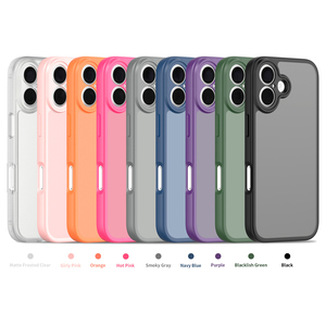 <span class=keywords><strong>Coque</strong></span> de téléphone translucide mate pour <span class=keywords><strong>iPhone</strong></span> 17 16E 15 14 Plus 17Air 13 <span class=keywords><strong>11</strong></span> 12Pro Max, protection antichoc, sensation de peau, finition givrée - Product Image 6