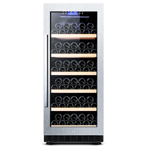 Réfrigérateur congélateur à boissons et à vin encastré en acier inoxydable multi-lieux populaire avec serrure - Product Image 5