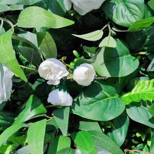 Pared de hierba de boda Pared de hierba artificial Pared de planta interior Decoración de fondo de boda de alta calidad - Product Image 5