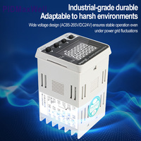 Contador Industrial JS100 de Doble Línea con Pantalla LCD de 6 Dígitos, Salida de Relé RS485 Modbus, Entrada NPN, Alimentación de 85-265 VCA, Programable