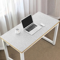 Tapis de souris antidérapant multifonctionnel, protecteur en feutre, pour bureau