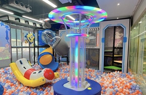 Área <span class=keywords><strong>de</strong></span> <span class=keywords><strong>Juegos</strong></span> Interior con Estructura Alta y Múltiples Niveles, Equipo <span class=keywords><strong>de</strong></span> Juego Suave <span class=keywords><strong>para</strong></span> Niños, Área <span class=keywords><strong>de</strong></span> <span class=keywords><strong>Juegos</strong></span> Interior con Red Protectora Alrededor - Product Image 3