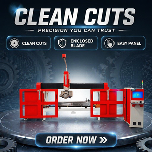 Machine de découpe de pierre à prix réduit, machine de découpe CNC 5 axes pour granit, marbre, quartzite, <span class=keywords><strong>Dekon</strong></span>, comptoirs en porcelaine, mitrure - Product Image 1