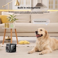Caméra de surveillance domestique W07 HD 1080P 1-5MP avec vision nocturne sans fil WiFi, carte mémoire TF, moniteur pour bébé