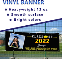 Bannière publicitaire portable d'extérieur en PVC vinyle imperméable, personnalisée, 13 oz, résistante aux UV, rétractable, légère, impression numérique/UV
