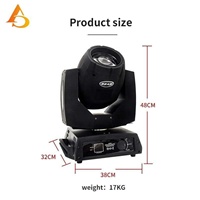 Éclairage de scène professionnel, projecteur mobile à faisceau 230w, DMX512, projecteur mobile à faisceau, spot