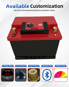 แบตเตอรี่รถยนต์ LFP 12V 30Ah 700CCA น้ำหนักเบา แบตเตอรี่ลิเธียมไอออนสำหรับสตาร์ทรถยนต์ รุ่น <span class=keywords><strong>46B24L</strong></span> สำหรับรถยนต์ไฟฟ้า SUV รถตู้ เรือ เครื่องปั่นไฟ - Product Image 4