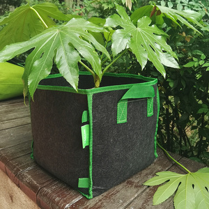 Sacs de culture rectangulaires carrés d'intérieur/extérieur durables pour plantes Conteneur pliable pour jardinière de jardin Plantation de légumes Sol polyvalent - Product Image 5