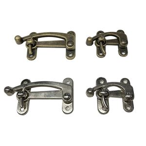 WEKIS Silver Anti-Theft Latch Buckle Zinc Alloy Safety Buckle Door <b>Lock</b> Buckle - Product Image 2