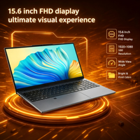 Ordinateur portable 15,6 pouces FHD IPS flambant neuf avec processeur Intel N95, 16 Go de RAM, 512 Go de SSD, Windows 11, pour les entreprises et l'éducation