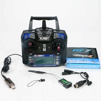 Récepteur de télécommande Flysky FS-iA6B 2.4G 6CH en plastique pour DIY FPV, avions, voitures, bateaux, système radio émetteur FS-I6 FXB