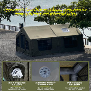 Coody Familia 17.2 Hava Çadırı-Ordu Yeşili Lüks Portatif Şişme Kamp Çadırı Pamuklu Kumaş Açık Hava Maceraları için - Product Image 6