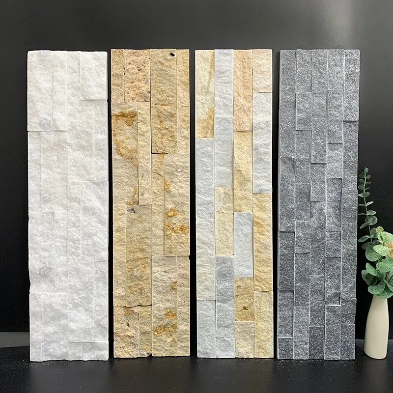 150*600mm Outdoor Decorative Natural Culture Stone For Fireplace And Exterior Wall Decor Panel Cladding Slate Tiles