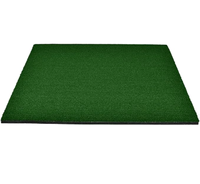 Tapis de simulation de golf avec coussin d'absorption des chocs et base en EVA, insert de gazon durable pour l'entraînement en intérieur et en extérieur