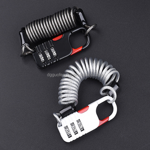 多目的アンチカット亜鉛マイルドスチールヘルメットロック盗難防止ラスト環境にやさしい機能仕上げキーロック解除 - Product Image 2