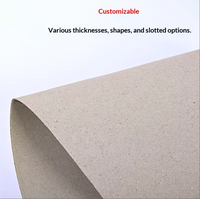 Emballage en carton rigide composite épaissi de 1 mm, personnalisé par le fabricant, double gris, recyclable, pour vêtements et chemises