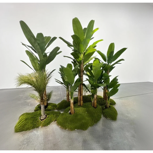 <span class=keywords><strong>Prix</strong></span> de gros : Palmier <span class=keywords><strong>bananier</strong></span> artificiel résistant aux UV en pot décoratif, plante artificielle à faible entretien pour intérieur et extérieur - Product Image 1