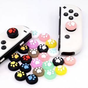 Coque de protection en silicone pour joystick en forme de patte de chat mignonne pour Nintendo Switch <span class=keywords><strong>Joy</strong></span> <span class=keywords><strong>Con</strong></span>, coque analogique pour joystick - Product Image 6