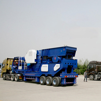 Hohe Kapazität 150 Tph 300 Tph Mobile Backen zerkleinerung anlage Erz Eisen Steinbruch Maschine Motor Motor Getriebe kern Steinbrecher anlage