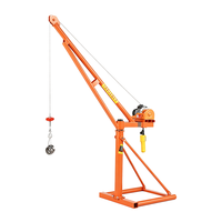 Mini-grue d'extérieur rotative à 360 degrés avec bras, pour travaux de toiture mobiles, fournie par Monkey Outdoor Crane Factory